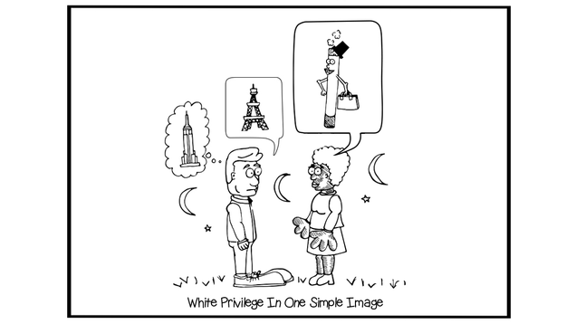 Illustration for article titled This Cartoon Does A Bad Job Of Explaining What Privilege Is